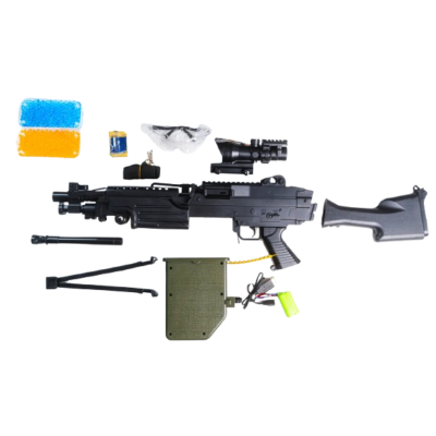 Акумуляторний Іграшковий Кулемет M249 Гель Бластер на безпечних Орбізах