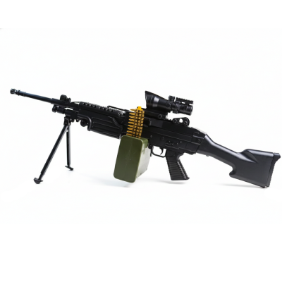 Акумуляторний Іграшковий Кулемет M249 Гель Бластер на безпечних Орбізах