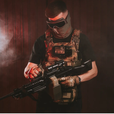 Акумуляторний Іграшковий Кулемет M249 Гель Бластер на безпечних Орбізах Акумуляторний Іграшковий Кулемет M249 Гель Бластер на безпечних Орбізах